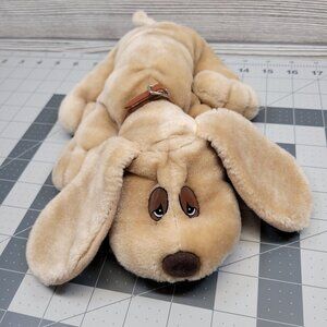 Little‎ Lonely Puppies Stuffed Dog Puppy Tan Plush Animal Toy By JRL Toys Vtg
